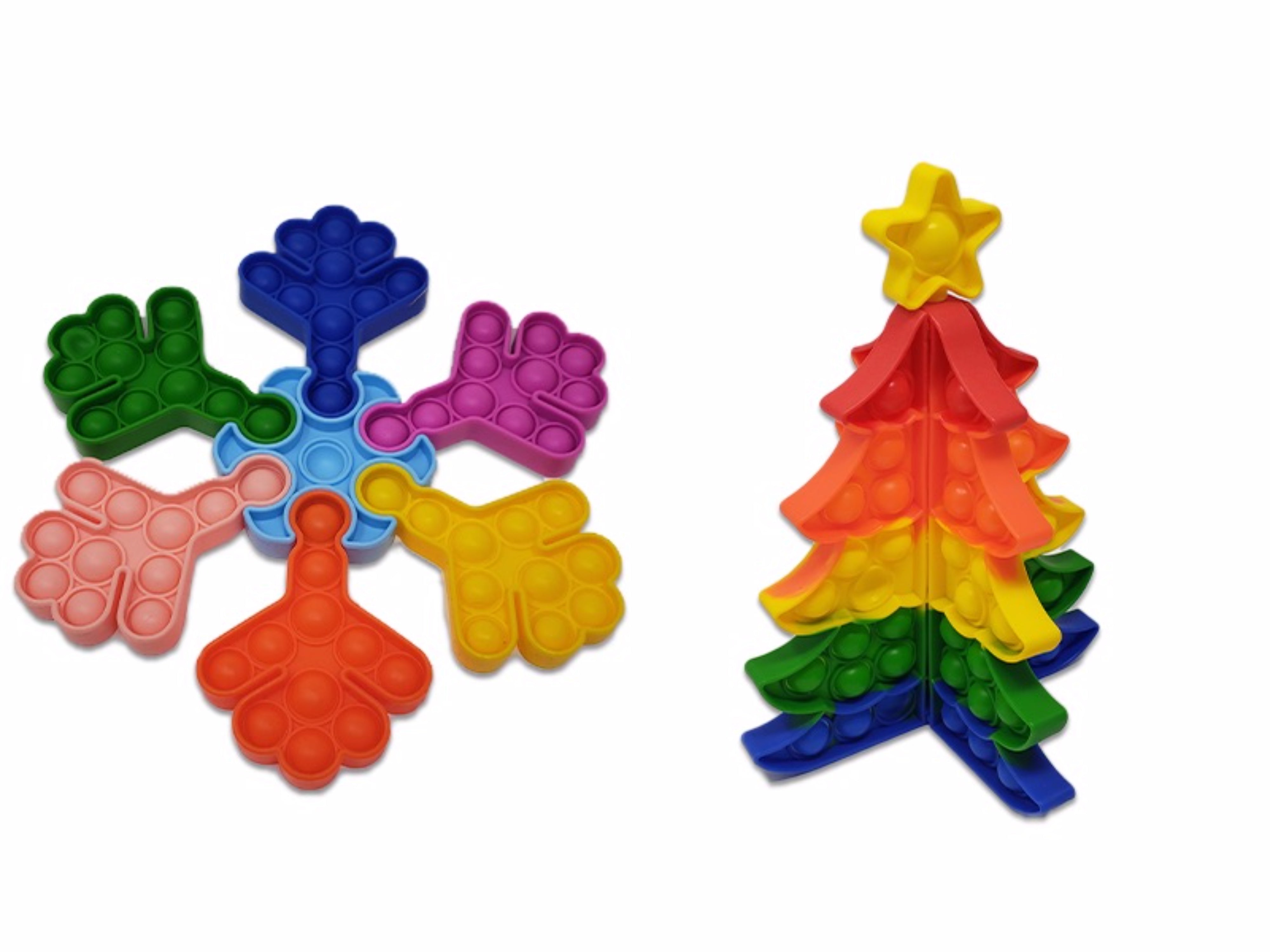 Snow Flake and 3D Christmas tree Bundle